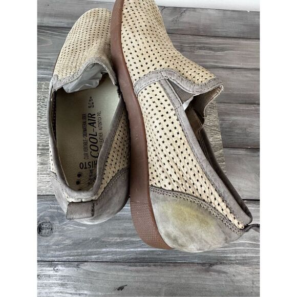 MEPHISTO TIAGO PERFORATED LOAFER MEN LEATHER TAN SHOES AIR RELAX SIZE 9 - Picture 11 of 12